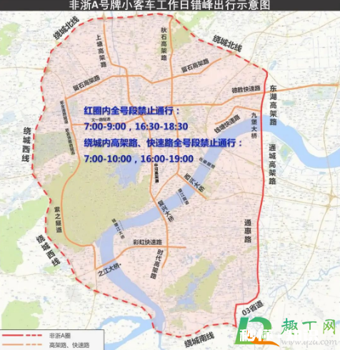 杭州周六日外地车限行吗 杭州外地车限行时间和范围2021