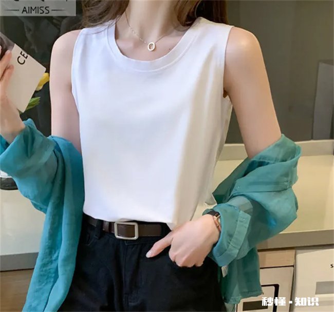 夏季里面背心吊带外面怎么穿