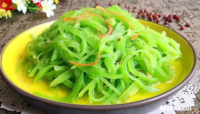 莴笋怎么做好吃 莴笋的做法