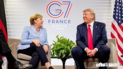 特朗普和默克尔套近乎，说自己有德国血统，默克尔为什么忍不住笑了