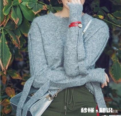 深灰，浅灰，牛仔蓝织毛衣，怎么搭