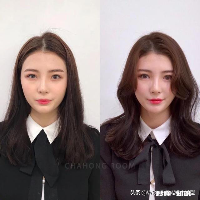 脸下半部窄中间宽适合什么发型啊