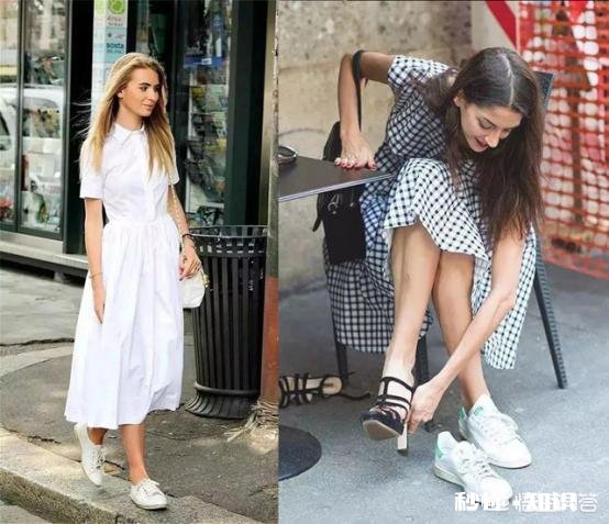 运动鞋可以搭配裙子吗应该怎么搭