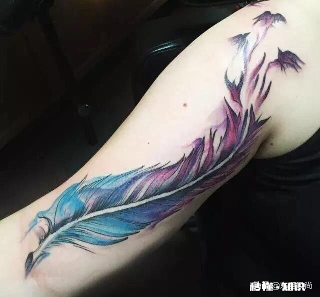 纹手臂上有哪些图案谢谢各位了