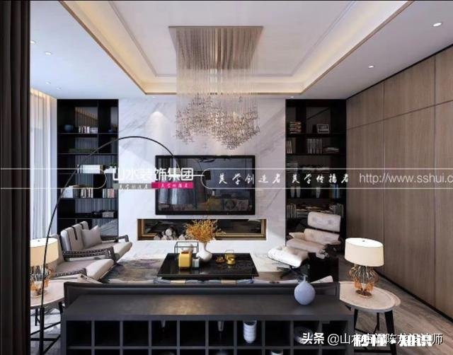 我的客厅想设计这样的电视背景墙，哪位大神还有类似的图片