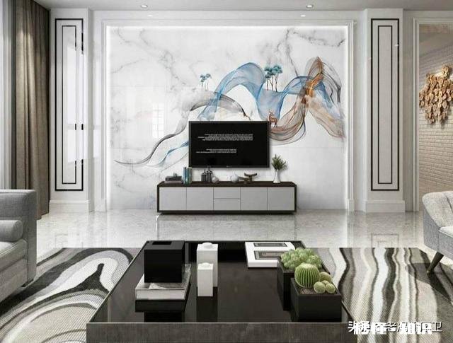 我的客厅想设计这样的电视背景墙，哪位大神还有类似的图片