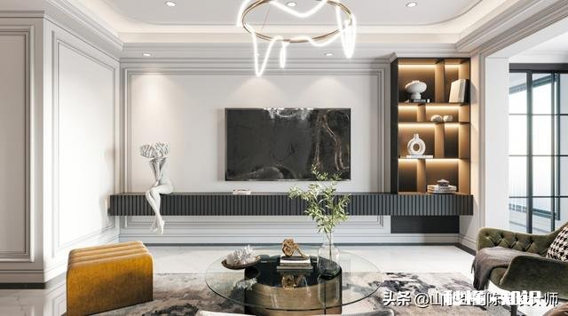 我的客厅想设计这样的电视背景墙，哪位大神还有类似的图片