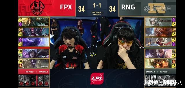 LPL新王登基，RNG最强阵容不敌FPX，小虎连续两波失误，如何评价