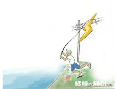 为什么野外钓鱼要远离上空有高压线的地方鱼竿没碰到高压线也会触电吗