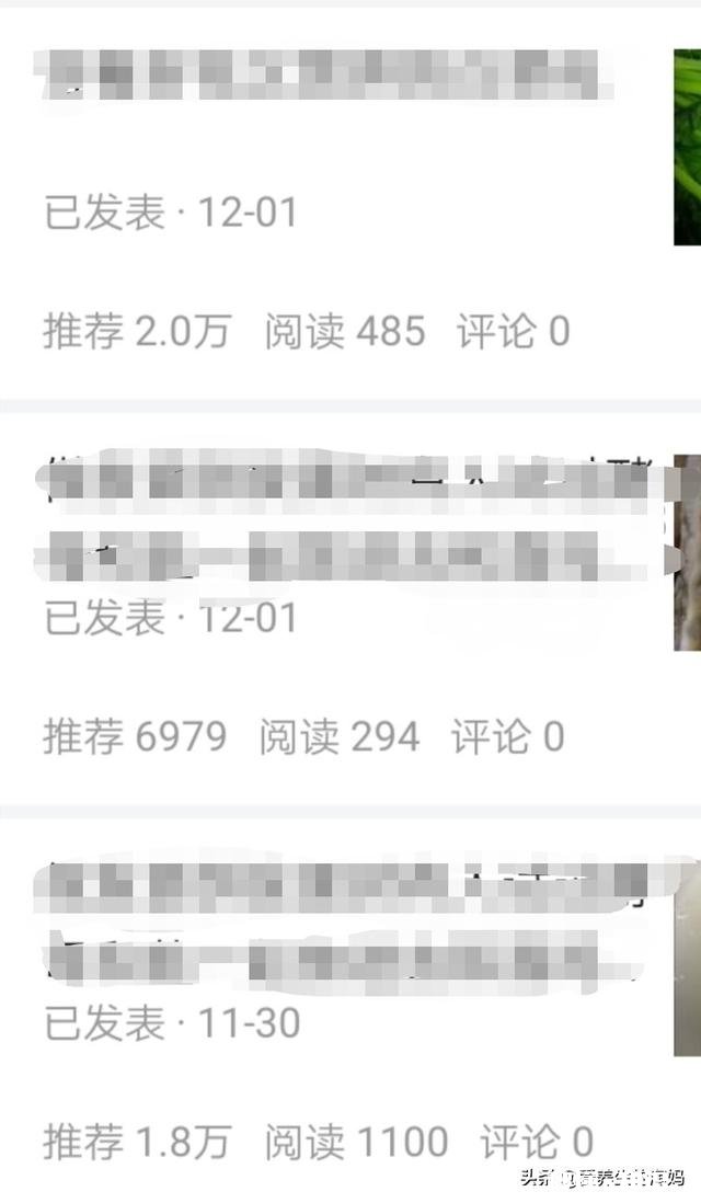 阅读量都是推荐量的15%-20%,为什么推荐量连一万都没有呢