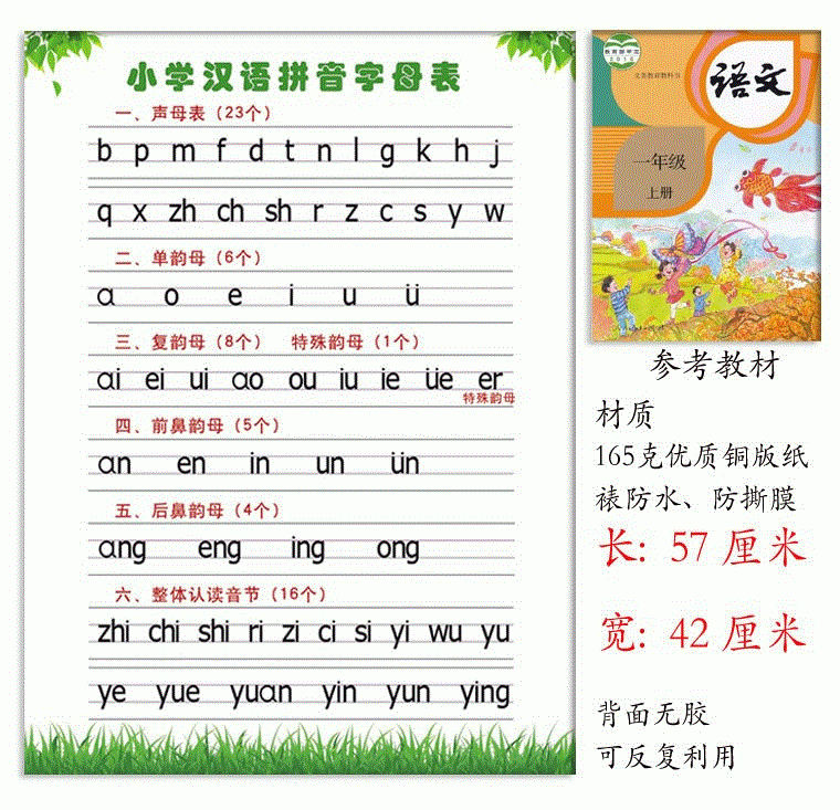 小学语文拼音先教声明还是韵母