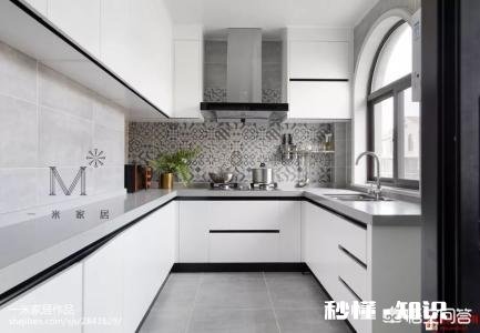白色厨柜应配什么颜色的墙砖