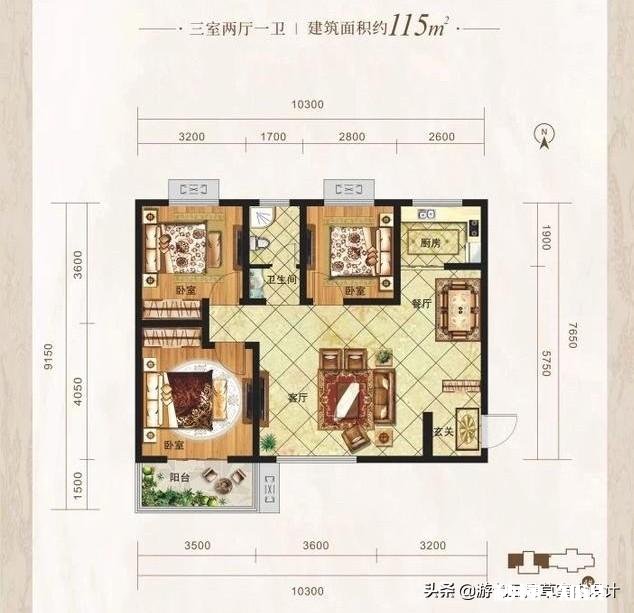 下面户型图你觉得怎么样