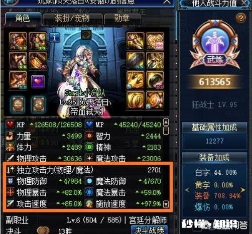 DNF:两个红眼装备相同，为何一个称号却能相差10几W战力