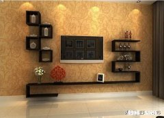 木质电视背景墙该搭配何色墙纸