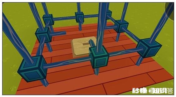 迷你世界电路陷阱怎么做迷你世界里的蓝天路陷阱中间放个开关就可以把别人死死的关住
