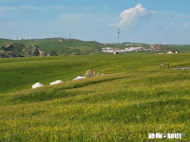 谁有拍过蓝天白云草原照片分享一下