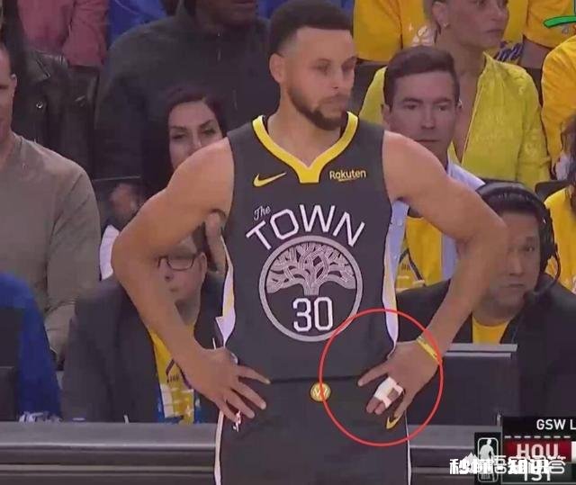 库里手指肿成那样！为什么带球还那么灵活