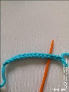 手工钩针编织中，怎样数针数