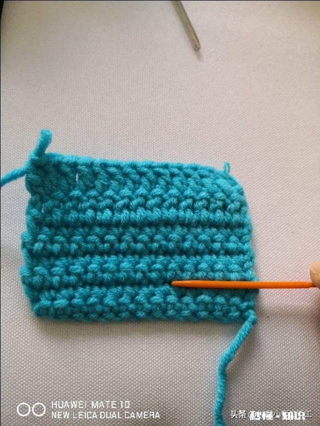 手工钩针编织中，怎样数针数