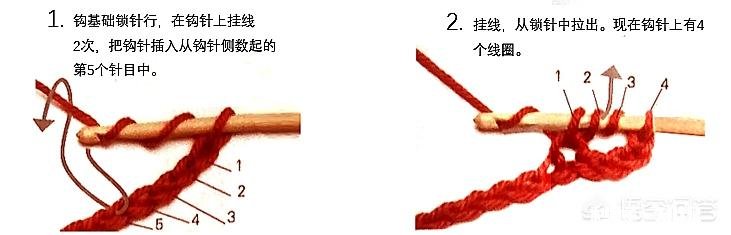 一起做手工,钩针编织要掌握几种基本的针法