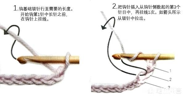 一起做手工,钩针编织要掌握几种基本的针法