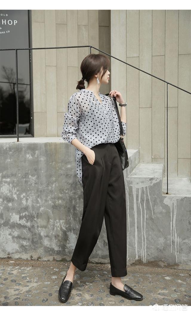 黑色的哈伦裤要怎么搭配