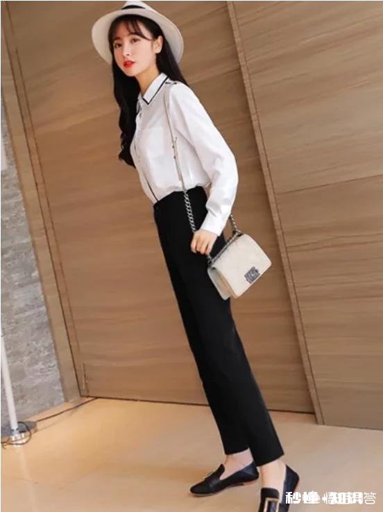 黑色的哈伦裤要怎么搭配