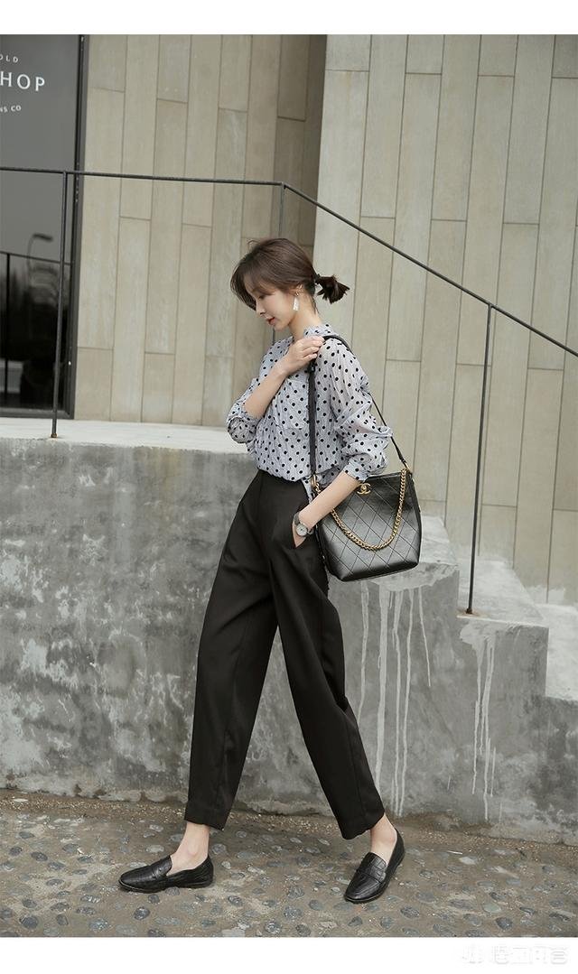 黑色的哈伦裤要怎么搭配