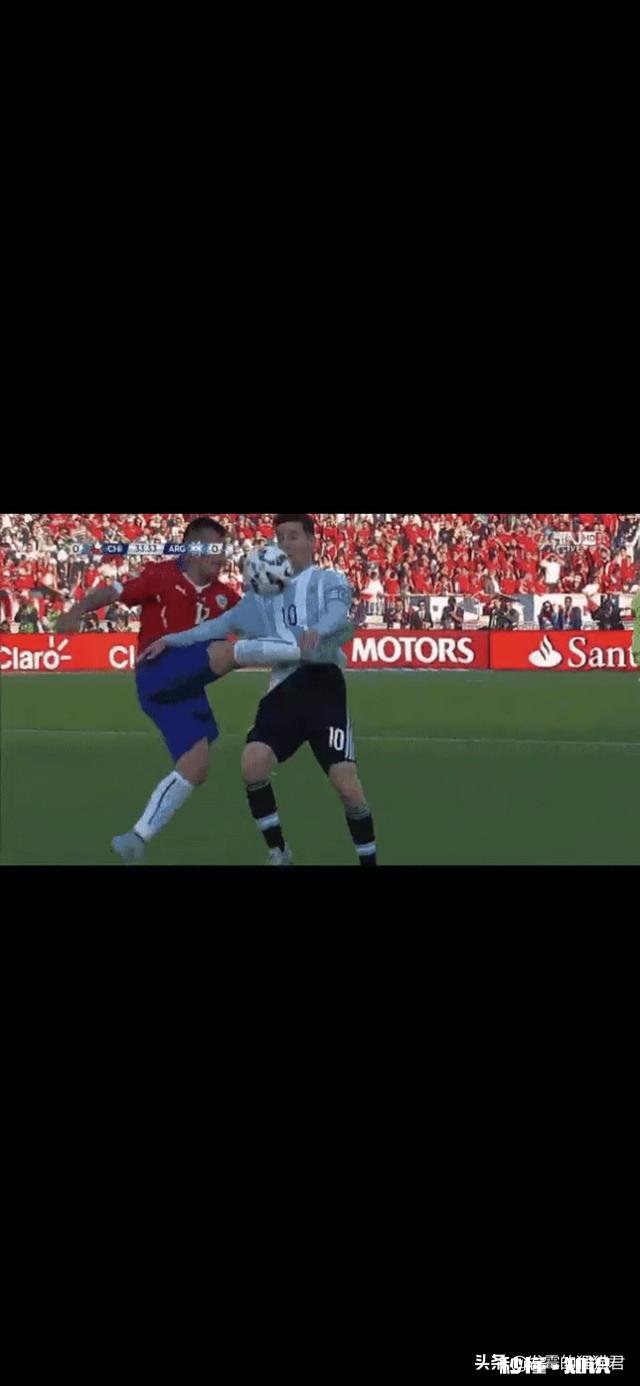 客观评价，阿根廷vs智利的比赛中，梅西被红牌罚下这一判罚理由在哪