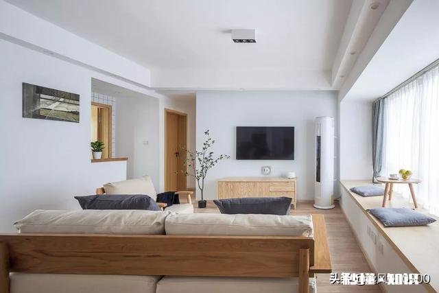 只把电视墙喷灰色漆，其余的喷大白，好看吗请教各位有经验的朋友