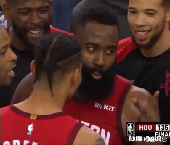 1月4日哈登绝杀后伸出两根手指，是在暗示赢勇士2场吗