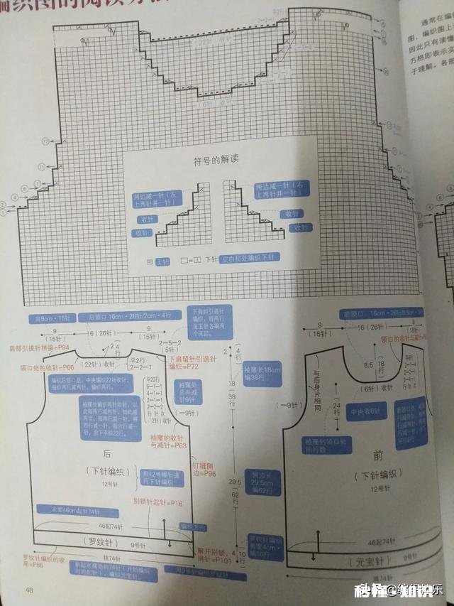 怎么学会看毛衣编织图解