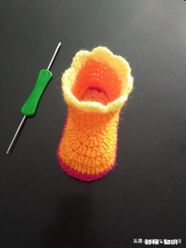 如高筒鞋 宝宝漂亮鞋怎么钩