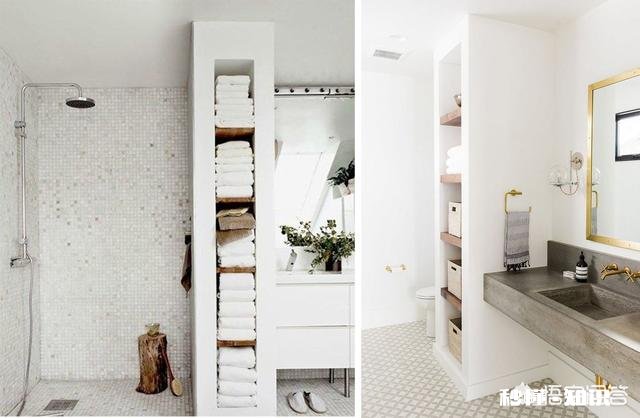 干湿分离的洗手池未装修,这个位置的下水管道怎么设计好看实用