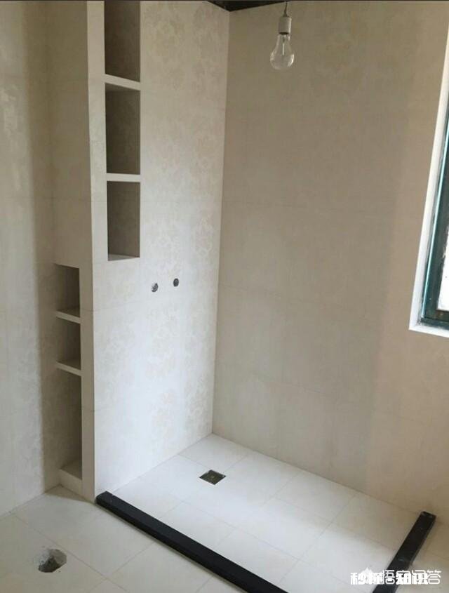 干湿分离的洗手池未装修,这个位置的下水管道怎么设计好看实用