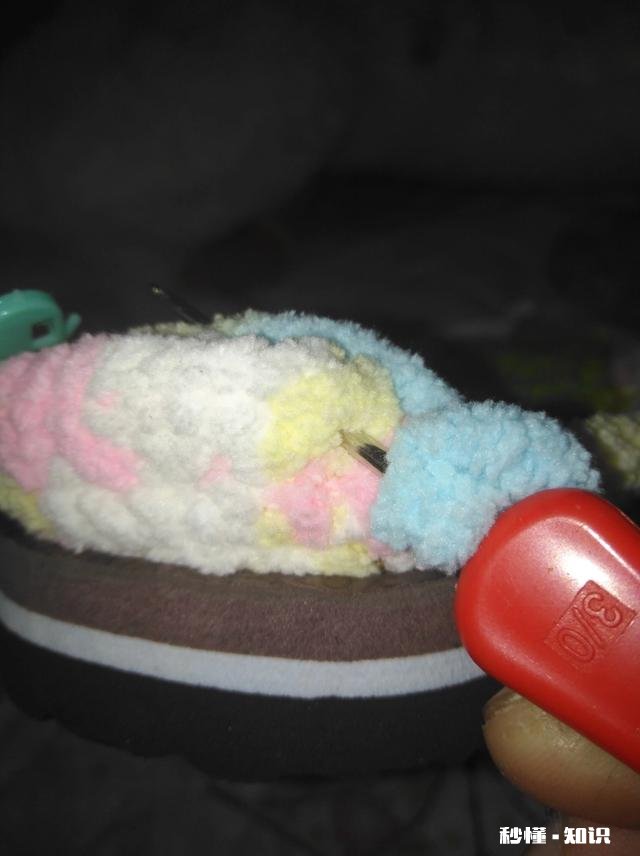 毛线钩针编织拖鞋毛线拖鞋怎么钩