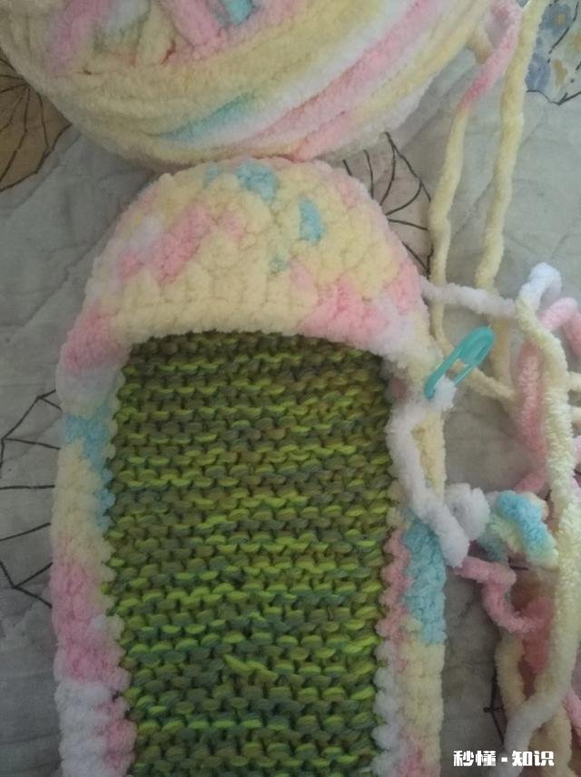 毛线钩针编织拖鞋毛线拖鞋怎么钩