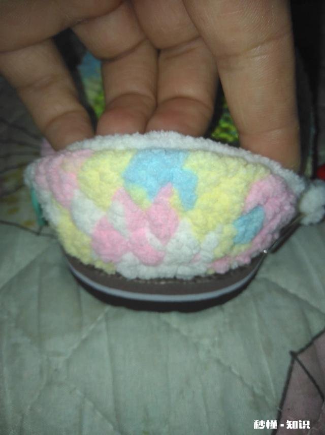 毛线钩针编织拖鞋毛线拖鞋怎么钩