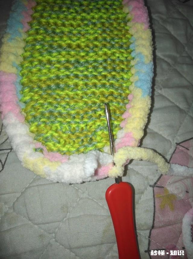 毛线钩针编织拖鞋毛线拖鞋怎么钩