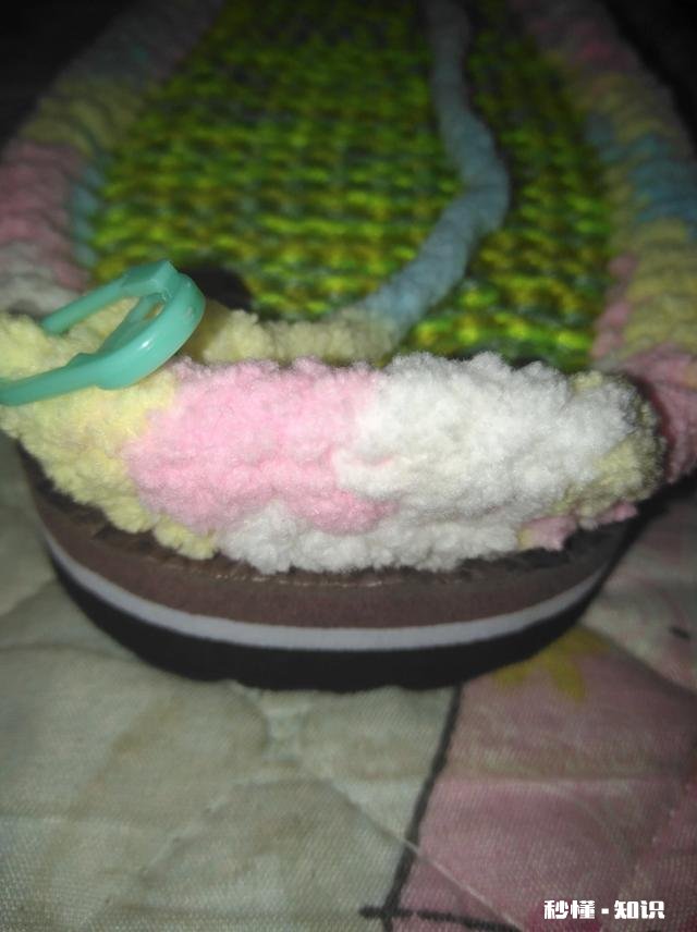毛线钩针编织拖鞋毛线拖鞋怎么钩
