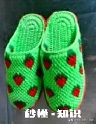 毛线钩针编织拖鞋毛线拖鞋怎么钩