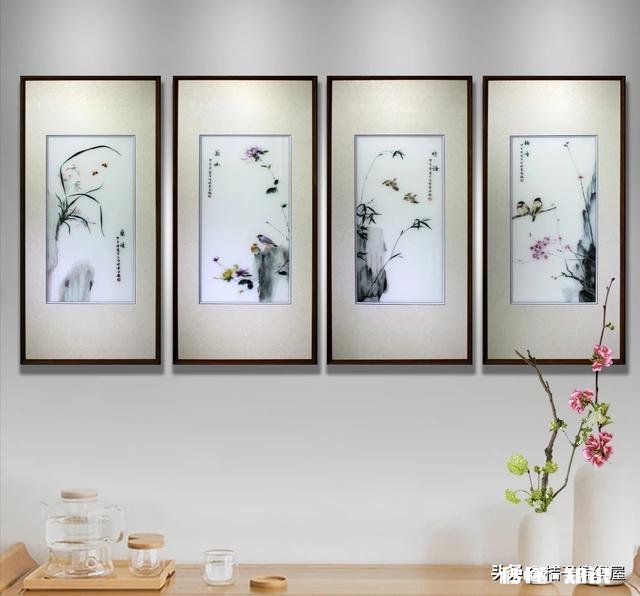 有没有适合挂在书房的手工刺绣装饰画有何推荐