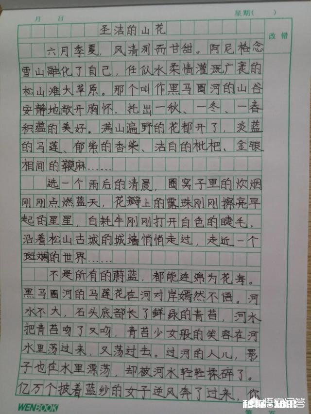 高一学生如何从头开始练字