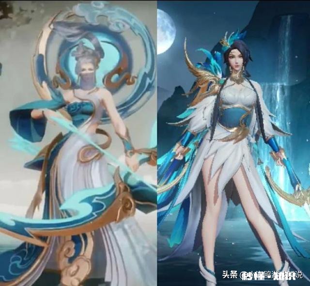 王者荣耀：新皮肤越看越眼熟，官方借鉴老皮肤成分越来越多，你都知道哪些相似皮肤