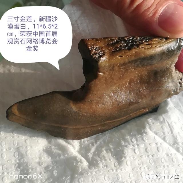 大家怎么看我捡的这款奇石《小鸡出壳》，来评评吧