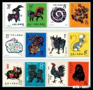 除80年的猴票没有外，其它11枚都有，现在价值多少谢了