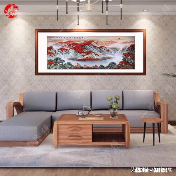 手工刺绣的高端客厅画有哪些