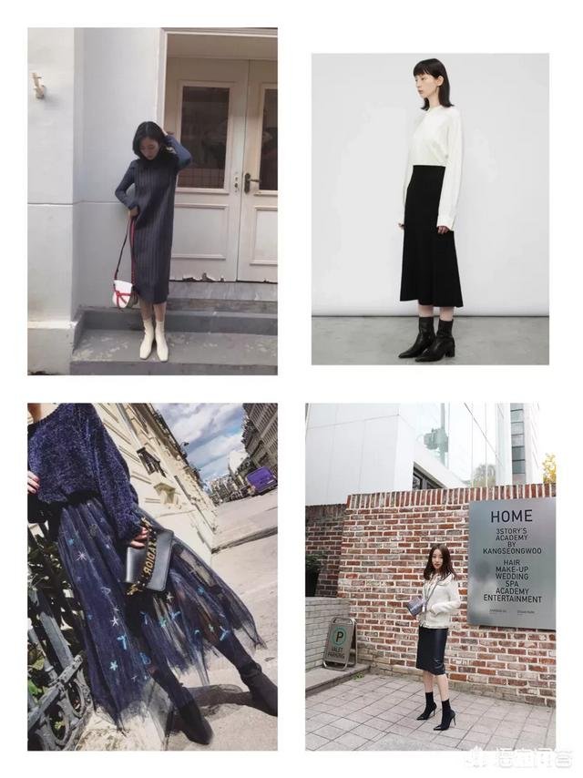 黑色短靴如何搭配上装和下装比较好看