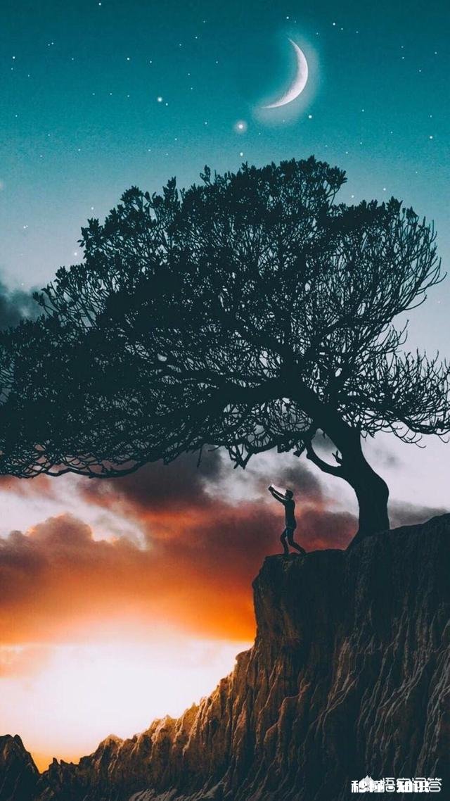 月牙弯弯怎么拍好看